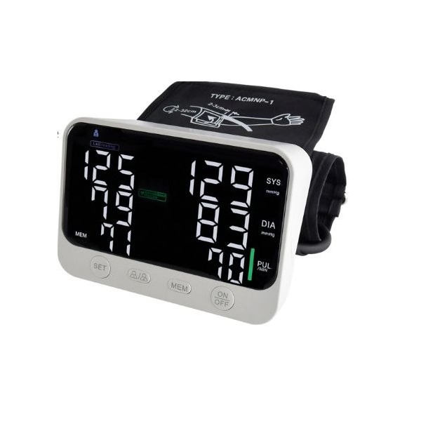 فشارسنج دیجیتال بازویی پریمیوم مدل MB-300C با نمایشگر LED بزرگ ۶.۴ اینچ