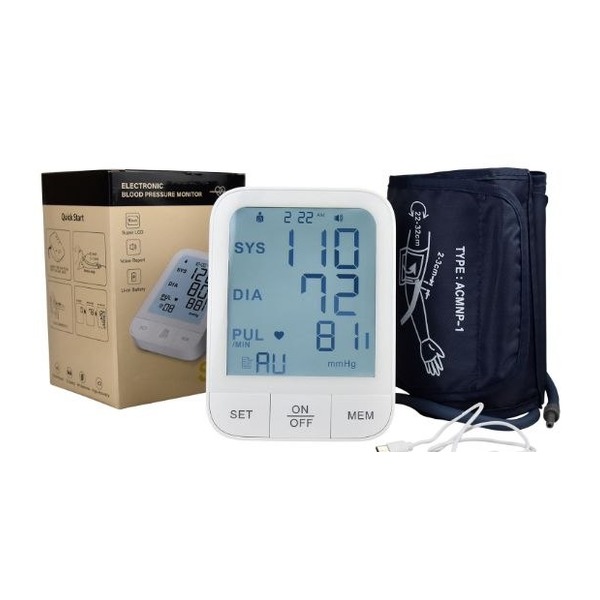 گالری محصول فشارسنج دیجیتال بازویی شارژی مدل MB-300I با صفحه‌نمایش Ultra پنج اینچ